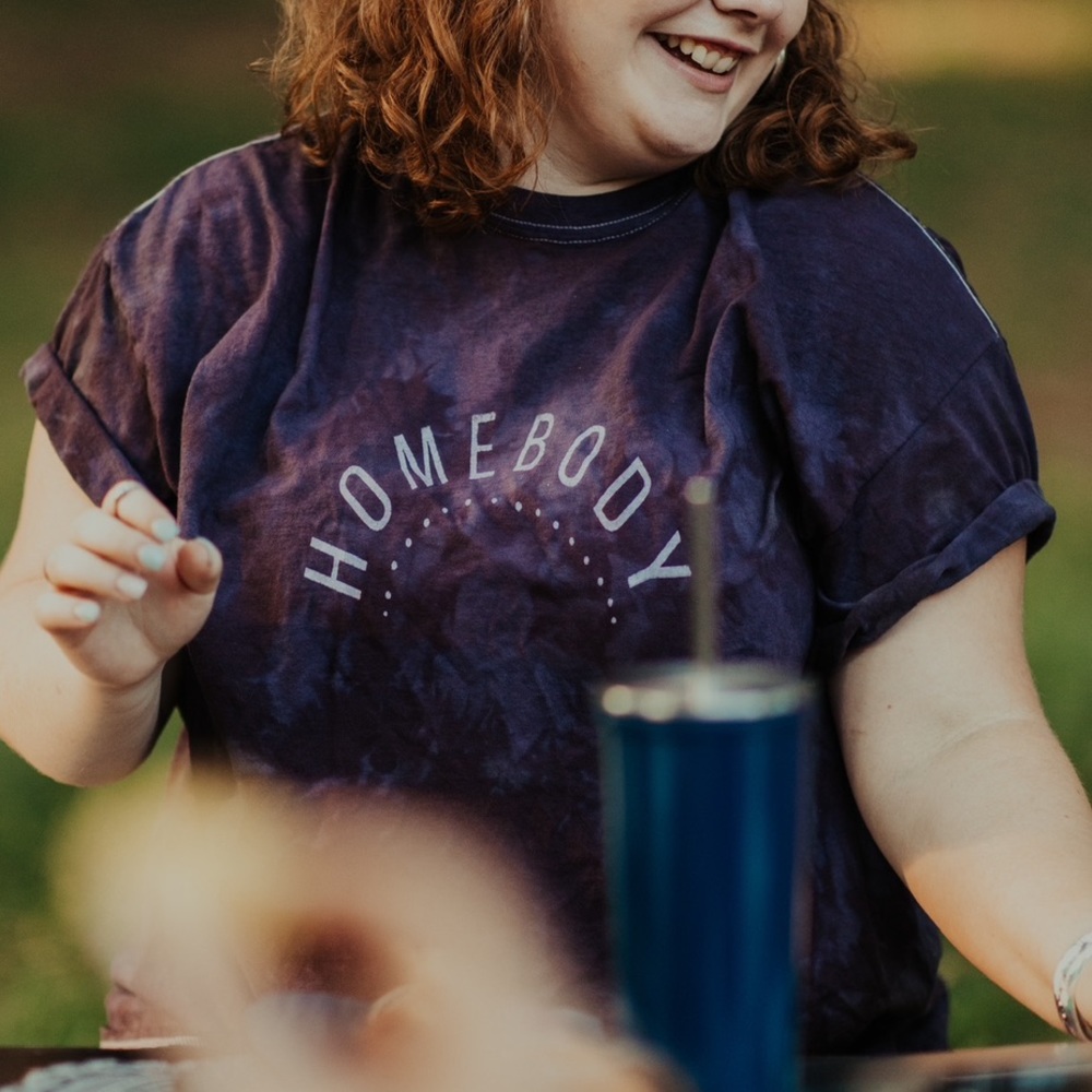 Dark Tie Dye Tee